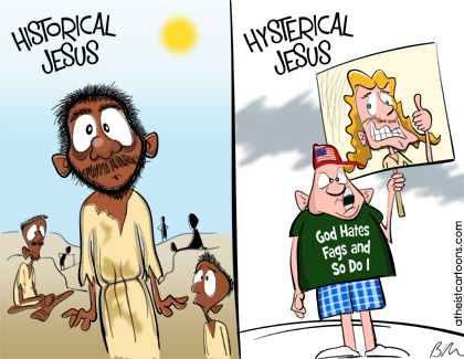 AtheistCartoons - Hysterical Jesus