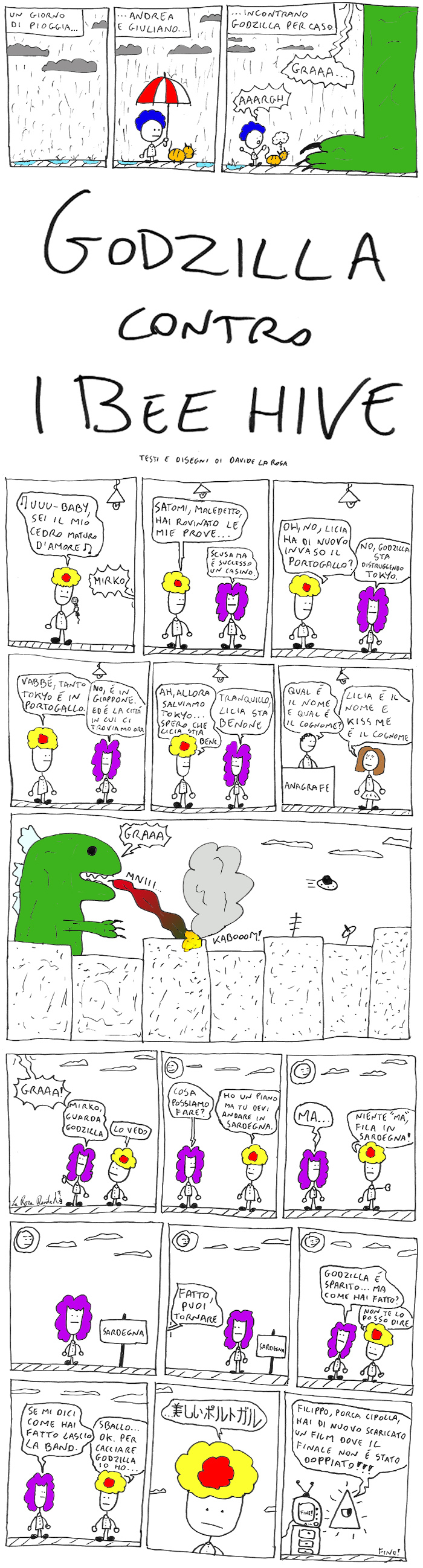 Mulholland Dave - Godzilla Contro I Bee Hive
