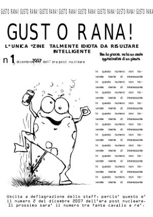 Gusto Rana 'Zine
