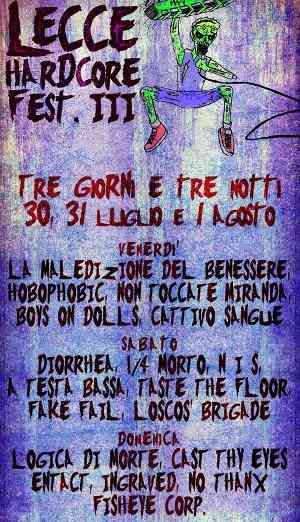 Lecce Hardcore Fest III Lecce Hardcore Fest III