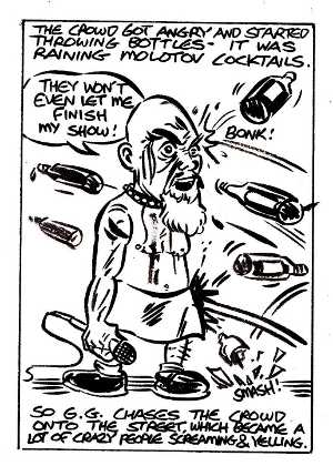 GG Allin Illustrato Da Brian Walsby