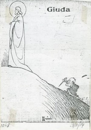 La Vignetta di Giuseppe Scalarini dal Titolo Giuda